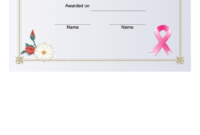 Bravery  Breast Cancer Certificate Printable Pdf Download within Bravery Certificate Template 10 Funny Ideas