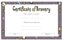 Bravery Certificate Template 5  Certificate Templates with regard to Free Bravery Award Certificate Templates