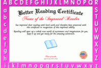 Certificate Creator  Certificate Maker  Certificate regarding Reader Award Certificate Templates