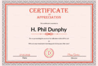 Certificate Of Appreciation Design Template In Psd Word intended for Certificate Of Appreciation Template Doc