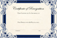 Certificate Of Award Template Word  Addictionary regarding High Resolution Certificate Template