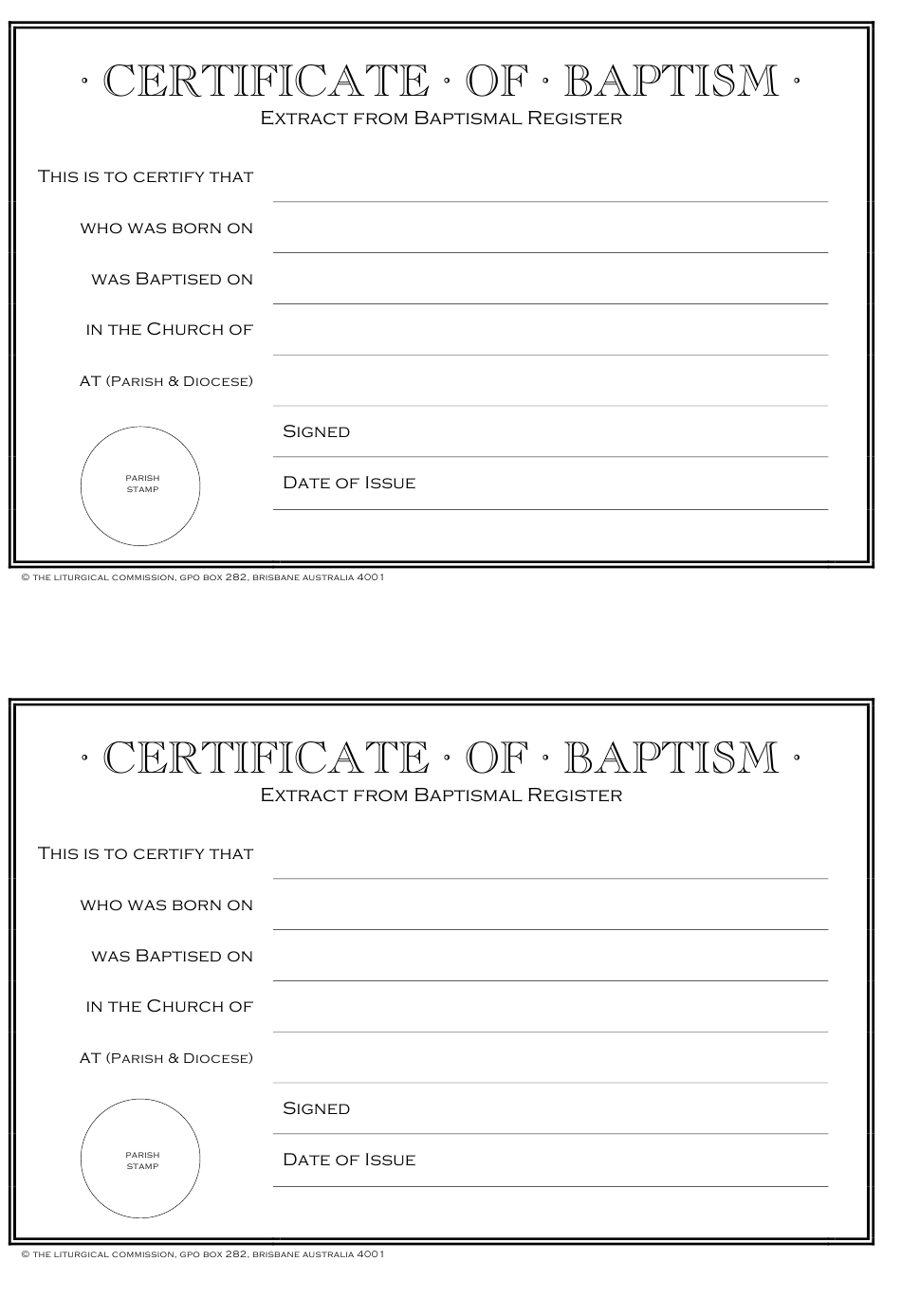 Certificate Of Baptism Template Download Printable Pdf for Baptism Certificate Template Download