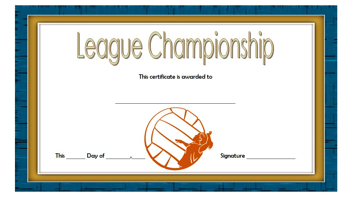 Certificate Of Championship 10 Great Template Awards intended for Basketball Tournament Certificate Templates