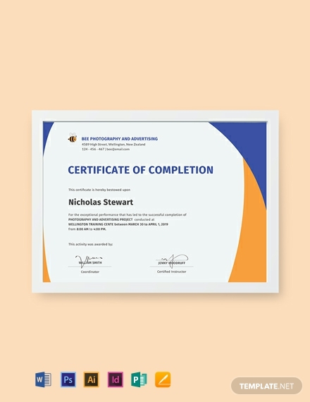 Certificate Of Completion Free Template Word 8 pertaining to Quality Honor Certificate Template Word 7 Designs Free