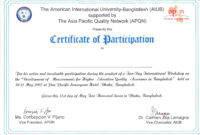 Certificate Of Participation Word Template  Great Sample throughout Certificate Of Participation Template Word