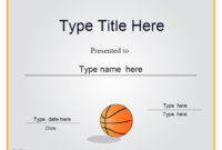 Certificate Street Free Award Certificate Templates  No with Free Basketball Certificate Template