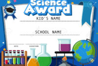Certificate Template For Science Award With Science throughout Free Science Award Certificate Templates