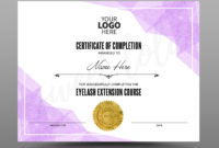 Certificate Template Instant Download Certificate Of throughout Free Certificate Of Completion Free Template Word