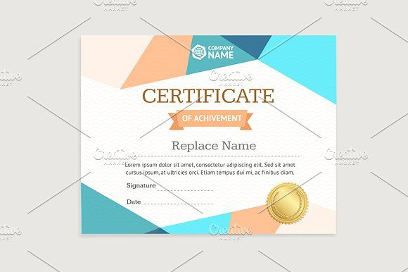 Certificate Template Vector  Certificate Templates for Printable High Resolution Certificate Template