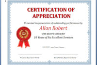 Certificateofappreciationeditablecertificateof within Amazing Sample Certificate Of Recognition Template