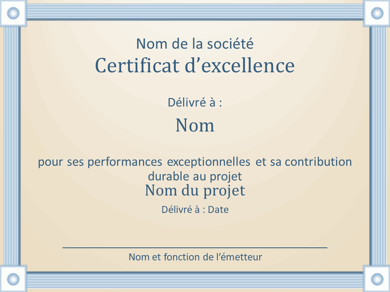 Certificats  Office with regard to Quality Felicitation Certificate Template