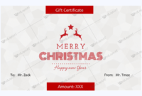 Christmas Certificate Reindeer  Star  Word Layouts regarding Awesome Star Performer Certificate Templates