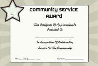 Community Service Certificate Of Completion 10 Readymade throughout Free Congratulations Certificate Template 10 Awards
