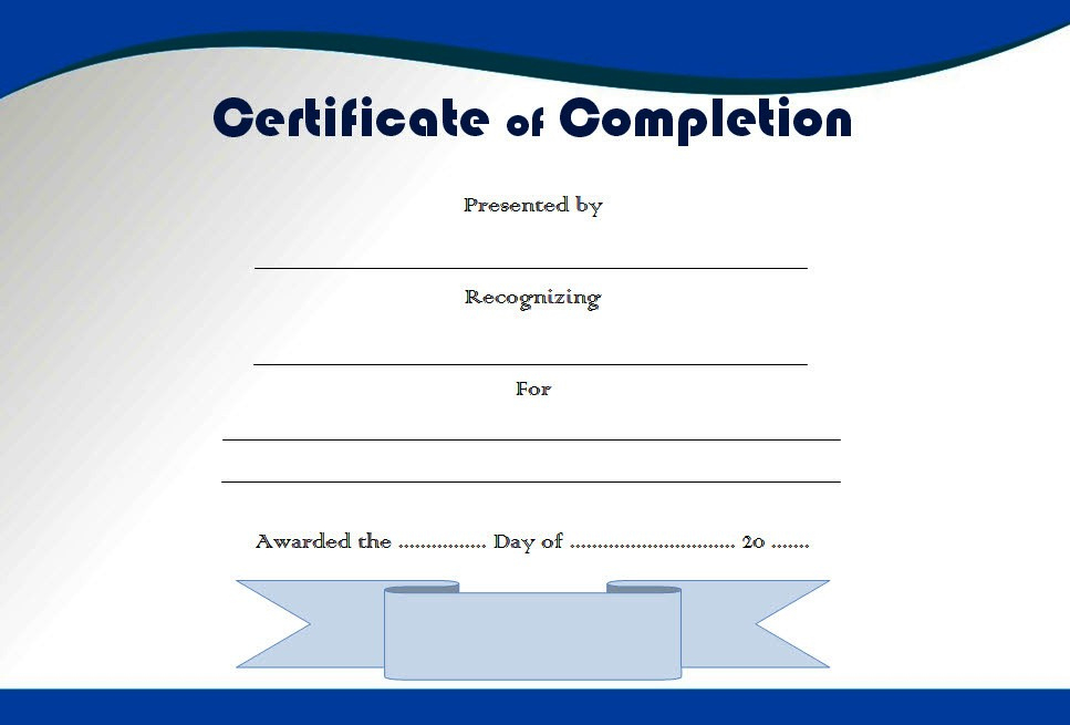 Completion Certificate Editable  10 Template Ideas throughout Best Certificate Of Completion Template Free Printable