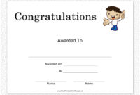 Congratulations Certificate Template Download Printable intended for Quality Congratulations Certificate Templates