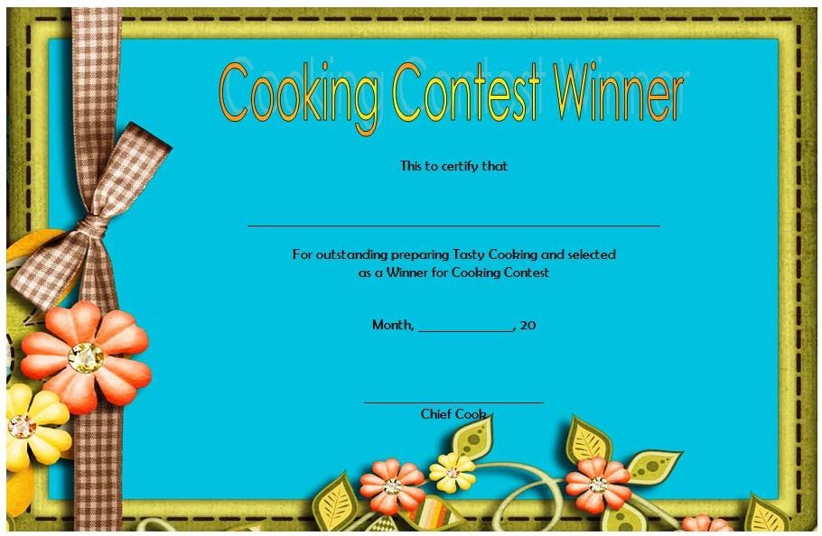 Cooking Competition Certificate Templates  7 Best Ideas for Amazing 10 Science Fair Winner Certificate Template Ideas
