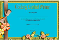 Cooking Competition Certificate Templates  7 Best Ideas with Drawing Competition Certificate Template 7 Designs