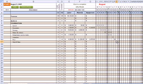 Cost To Complete For Construction In Excel  Download throughout Awesome Cost Estimate Worksheet Template