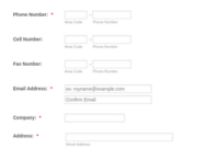 Customer Profile Form Template  Jotform within Best Customer Call Log Template