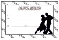 Dance Award Certificate Template  8 Best Ideas in Ballet Certificate Template