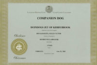 Dog Canned Food Diarrhea Dog Obedience Certificate Template for Dog Obedience Certificate Template