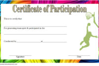 Download 7 Basketball Participation Certificate Editable for Netball Participation Certificate Templates