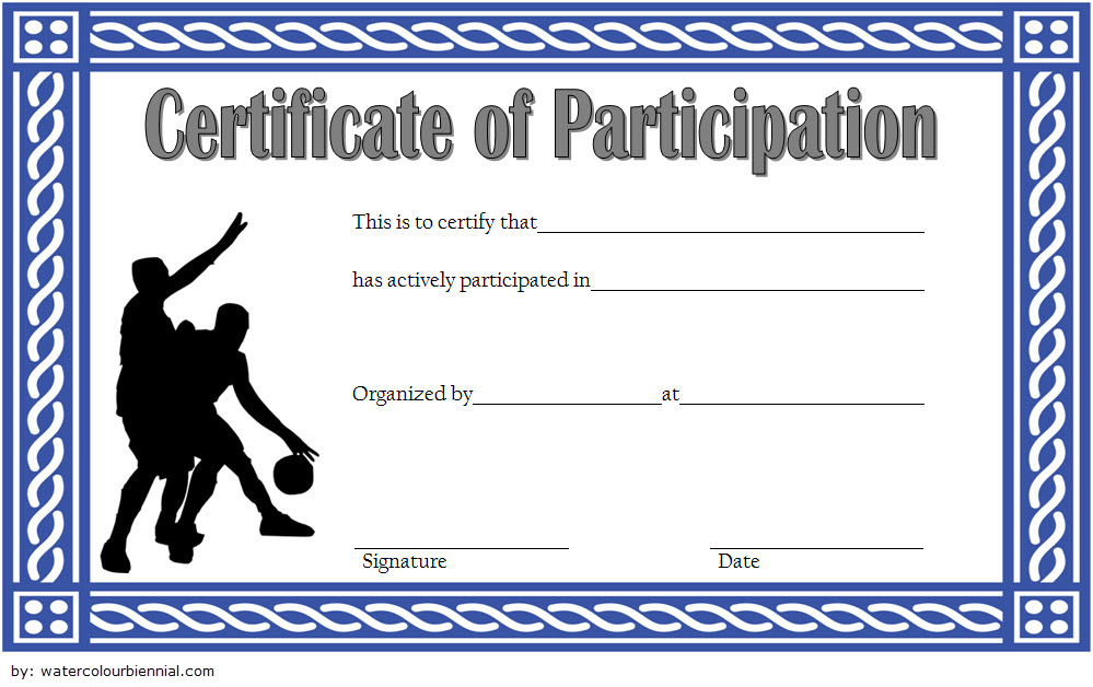 Download 7 Basketball Participation Certificate Editable within Printable Netball Participation Certificate Editable Templates