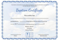 Editable Baptism Certificate Template In Adobe Photoshop with regard to Awesome Baptism Certificate Template Word Free