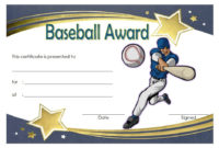 Editable Baseball Award Certificates 9 Sporty Designs Free in Running Certificate Templates 10 Fun Sports Designs