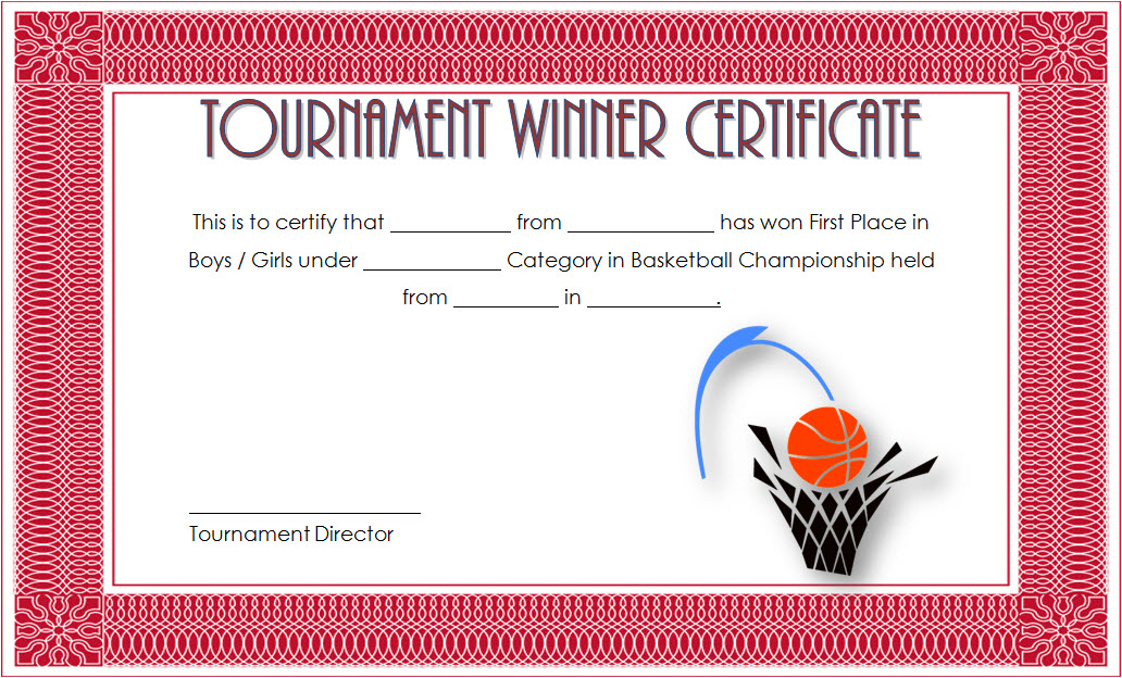 Especially For The Winners This Basketball Tournament regarding Basketball Participation Certificate Template