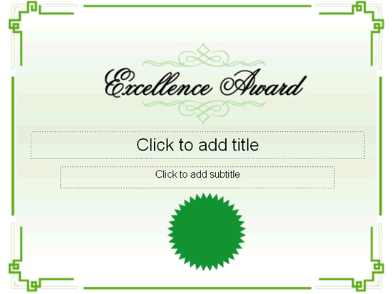 Excellence Award Certificate  Free Certificate Templates within Awesome Academic Excellence Certificate