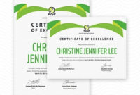 Excellence Certificate Template  24 Word Pdf Psd inside Awesome Certificate Of Excellence Template Word