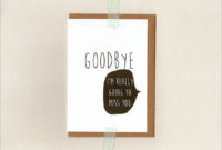 Farewell Card Template  15 Free Printable Word Pdf Psd with Farewell Certificate Template
