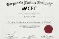 Financial Analyst Certification  Financial Modeling With with Printable No Certificate Templates Could Be Found
