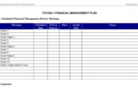 Financial Meeting Agenda Template within Quality Real Estate Mileage Log Template