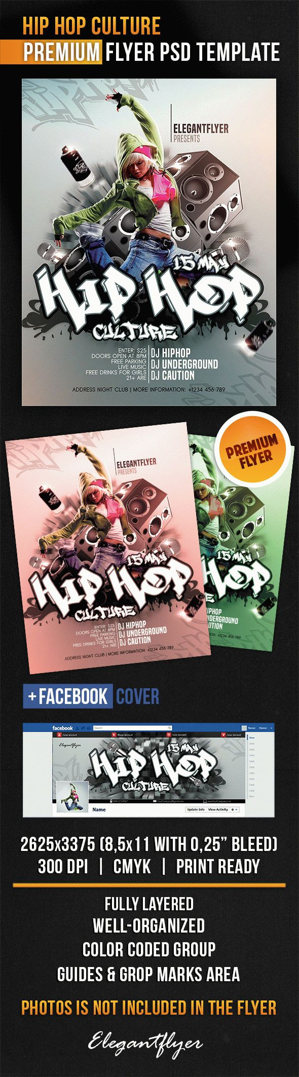 Flyer For Hip Hop Culture Elegantflyer within Hip Hop Dance Certificate Templates