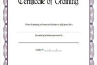 Free 19 Training Certificates In Pdf  Ms Word regarding Template For Training Certificate