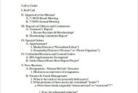 Free 30 Agenda Format Samples In Ms Word  Pdf with regard to Financial Meeting Agenda Template