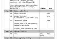 Free 8 Board Meeting Agenda Samples In Pdf throughout Printable Agenda Template Without Times