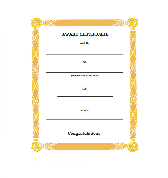 Free 8 Congratulation Certificate Templates In Pdf within Congratulations Certificate Templates