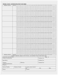 Free Collection 57 Medication Administration Record pertaining to Awesome Medication Dispensing Log Template