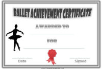 Free Dance Certificate Template  Customizable And Printable pertaining to Dance Award Certificate Template