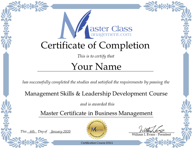Free Online Business Management Training Course Certificates in Best Anger Management Certificate Template