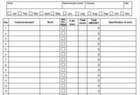 Free Online Timesheets For Employees And Free Printable intended for Amazing Employee Time Log Template