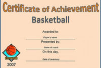 Free Printable Certificate Templates  Free Templates pertaining to 10 Sportsmanship Certificate Templates Free