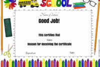 Free School Certificates  Awards intended for Printable Physical Education Certificate Template Editable