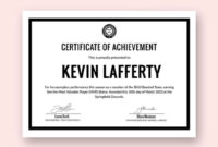 Free Simple Sport Certificate intended for 10 Sportsmanship Certificate Templates Free