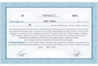 Free Stock Certificate Online Generator Within Certificate regarding Ownership Certificate Templates