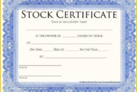 Free Stock Certificate Template Microsoft Word Of 21 Stock for Stock Certificate Template Word