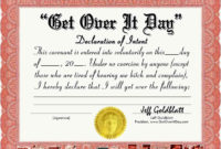 Funny Award Templates  Calepmidnightpigco Throughout pertaining to Quality Funny Certificates For Employees Templates